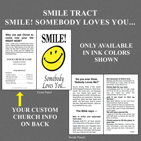 Smile! Somebody Loves You Tract